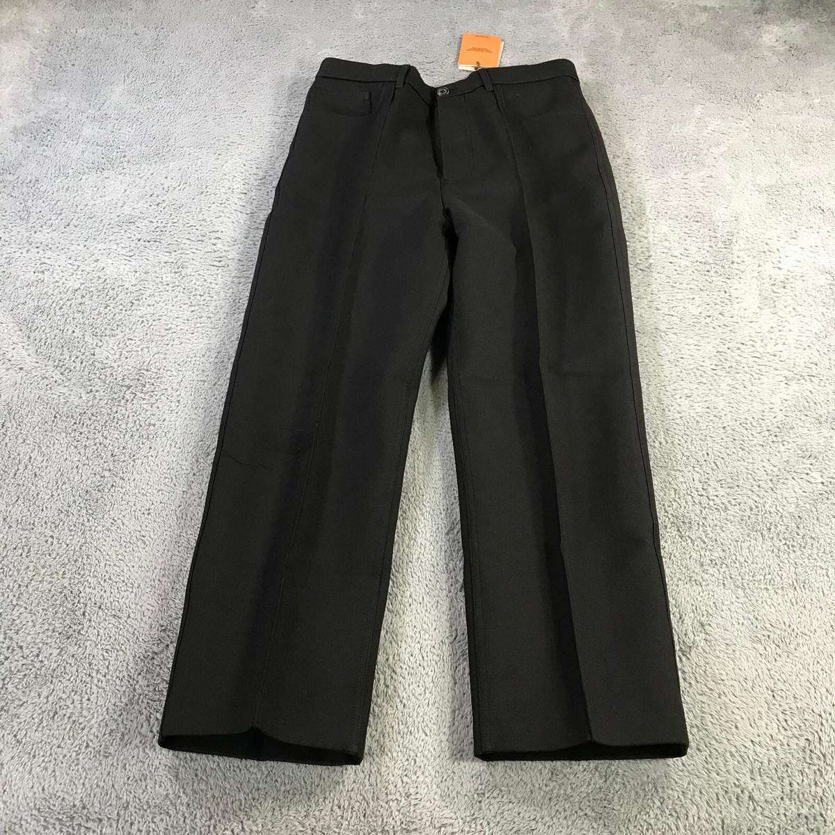 Nanushka Pants Womens 30 Cropped Straight Leg Black Dress Pants
