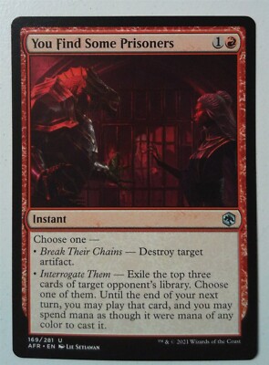 You Find Some Prisoners *Uncommon* Magic MtG x1 AFR Forgotten Realms
