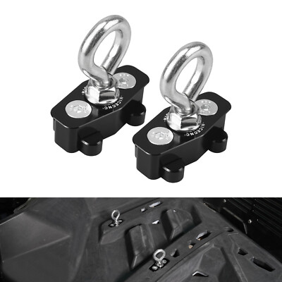 For Can-Am X3 Maverick Lock Tie Down Anchors Cargo Hook Mount 2PCS 2017-2021