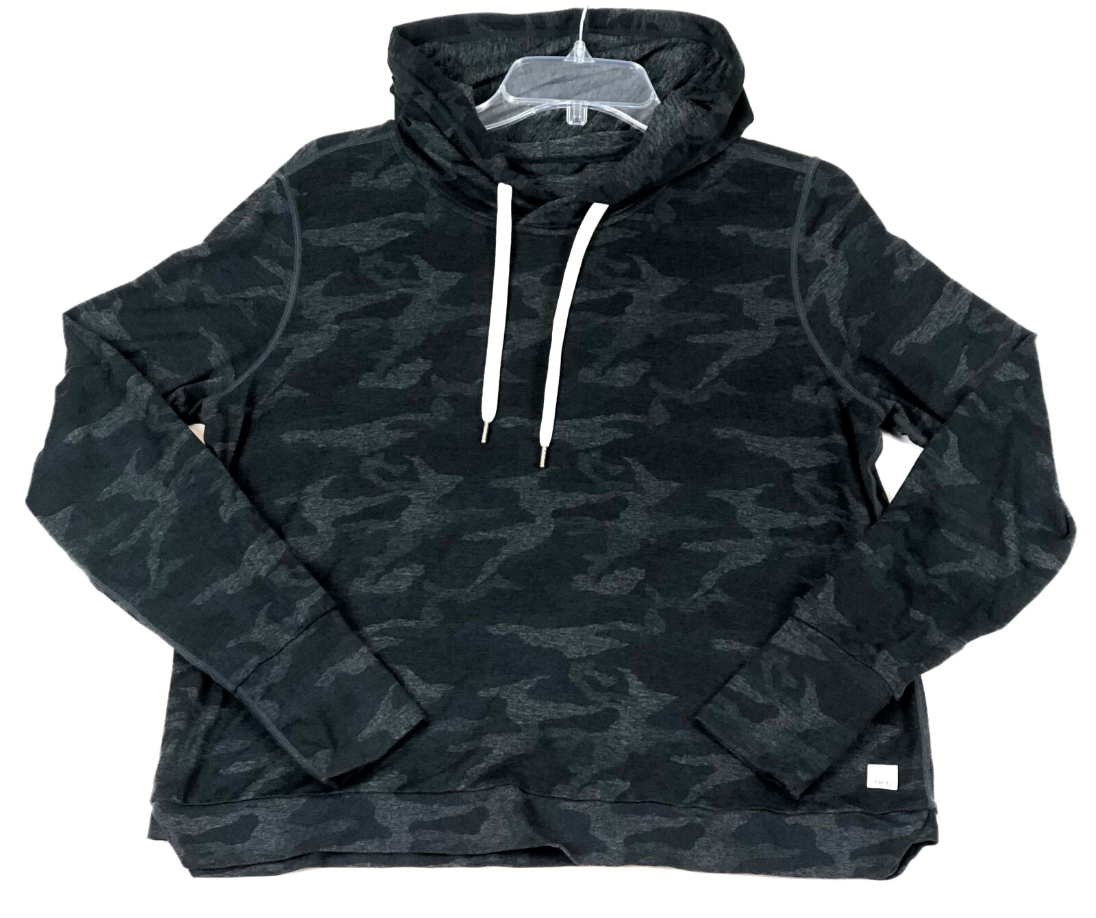Vuori Halo Essential Hoodie Womens M Black Camo Performance VW226