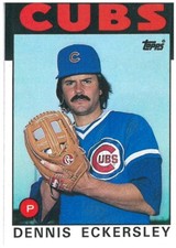 1986 Topps #538 Dennis Eckersley Chicago Cubs Baseball