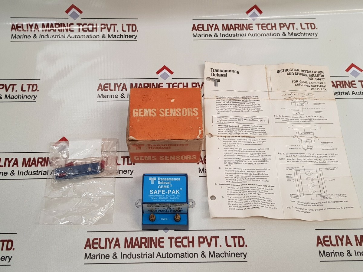 Transamerica delaval safe-pak gems sensors switch st-25872 | eBay