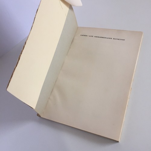 Karl Grober (Grosser) Alte Oberammergauer Hauskunst Paperback 1930 First Edition - Picture 4 of 8