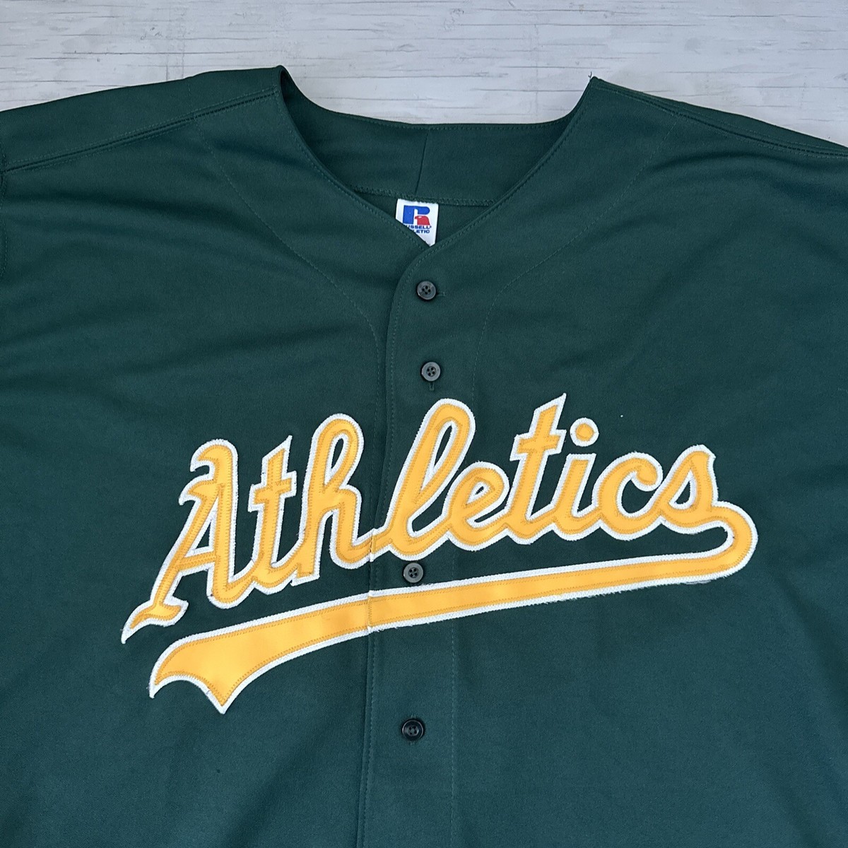 VTG MLB Russell Athletic Diamond collection Oakland Athletes
