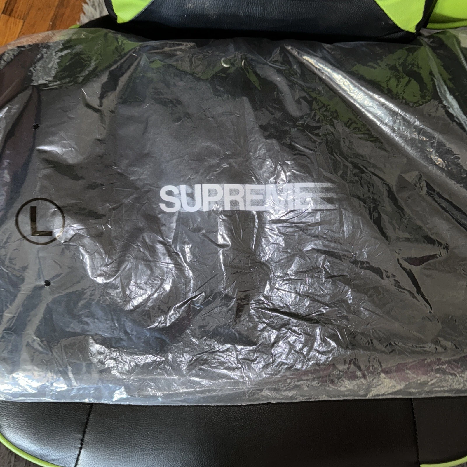 Sweat shirt à capuche logo Supreme Motion noir SS23 taille Grand (L) *Livraison gratuite*