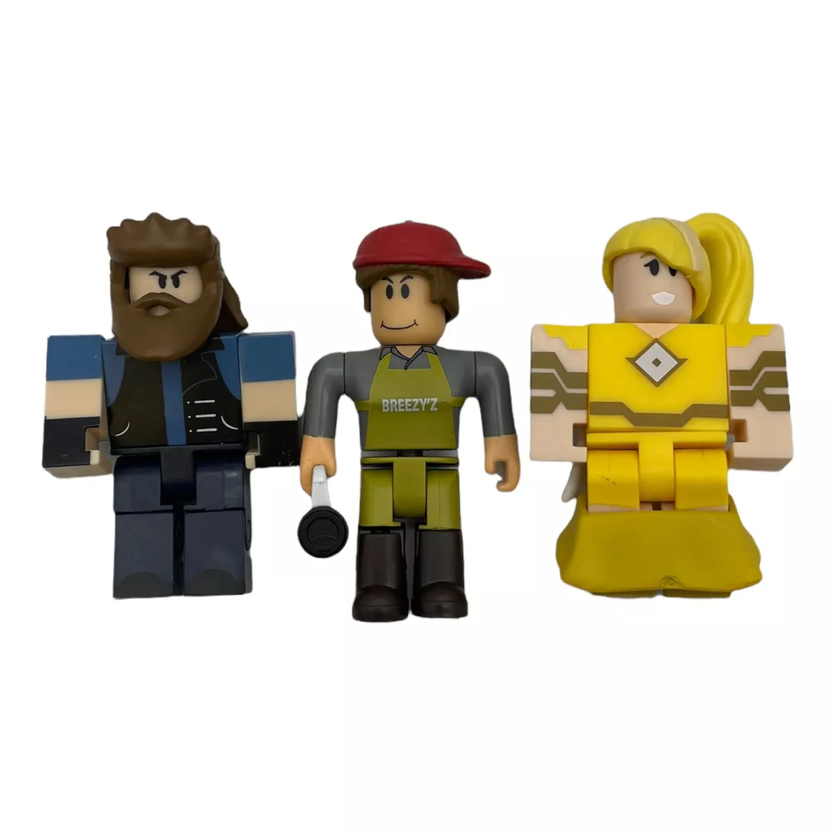 Roblox Celebrity Series Mixed Lot Of 3 Beard Yellow Girl Breezy'z