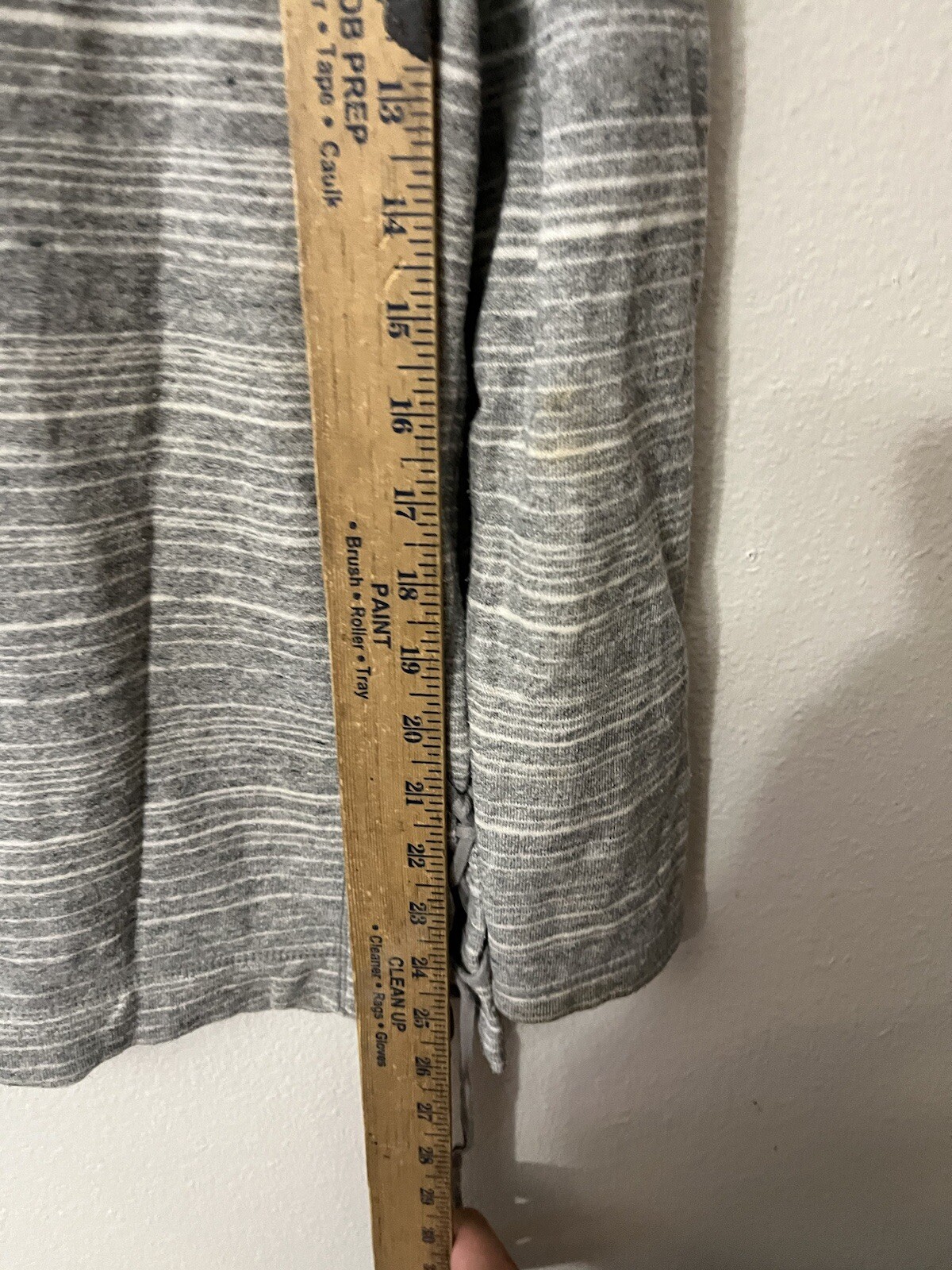 Max Studio Weekend Size Large Gray Solid Soft Kni… - image 4