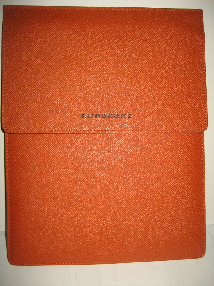 NUEVO BURBERRY Logo Italia Cuero Apple iPad Kindle Tablet Funda Estuche Cubierta de Transporte Foto 2 de 4