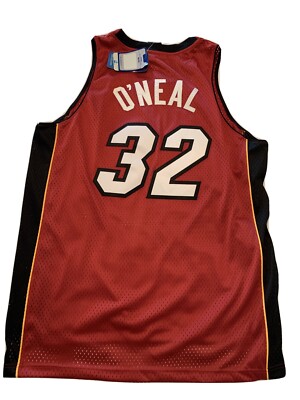 Maillot De Basketball SHAQ Noir Et Orange - Marque Shaq SO32 - Taille 2XL - En Polyester - Occasion Très Bon état