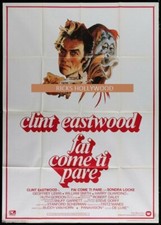 Original ANY WHICH WAY YOU CAN Italian 39" X 55" CLINT EASTWOOD MAKE OFFER  