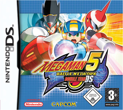 Megaman Battle Network 5-Double Team (Nintendo DS, 2006) komplett CiB