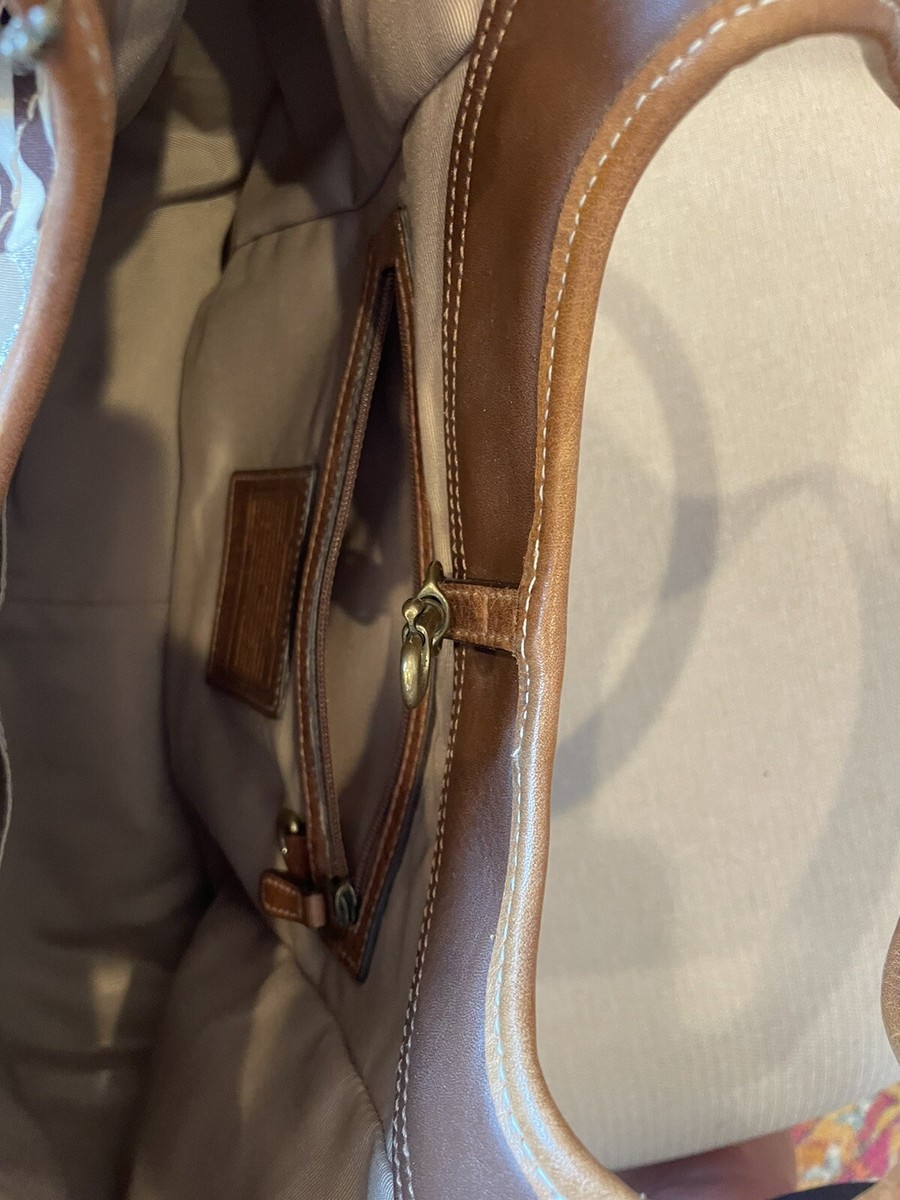 Coach Ergo Signature Brown Patchwork Shoulder Tote Bag Purse 10810