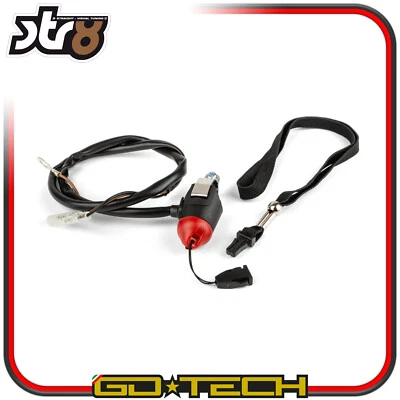 STACCA MASSA MAGNETICO MOTO SCOOTER STR8 ARRESTO DI SICUREZZA per MANUBRIO 22mm
