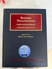 Business Organizations, Cases and Materials, Unabridged (12th Edition)