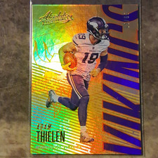 /65 Panini 2018 Absolute Football Adam Thielen Vikings #63