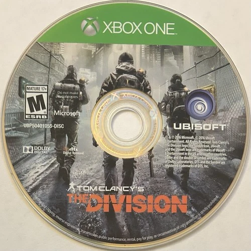 Tom Clancy's: The Division (Microsoft Xbox One) DISC ONLY | NO TRACKING | M981