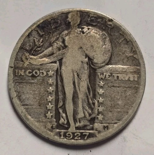 1927-S Standing Liberty Quarter VG