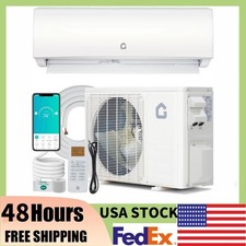 9000BTU SEER2 20 Ductless Mini Split Air Conditioner Inverter AC Heat Sys