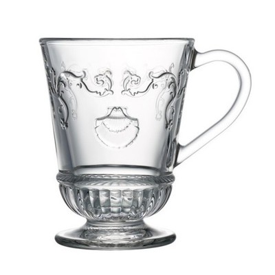 La Rochère Shells Scrolls Versailles Clear Mug New