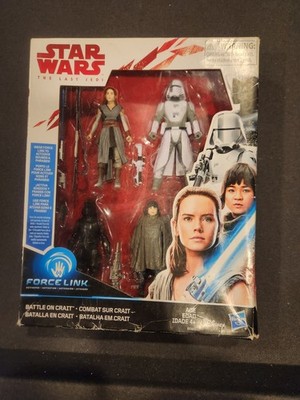Hasbro Star Wars Force Link Battle on Crait 4-Pack 3.75-inch Action Figure