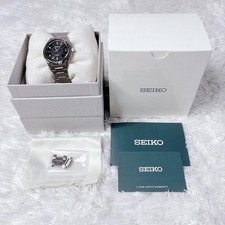 SEIKO Dolce 7B24 Radio Solar Tono Dorado Reloj de Vestir Japón