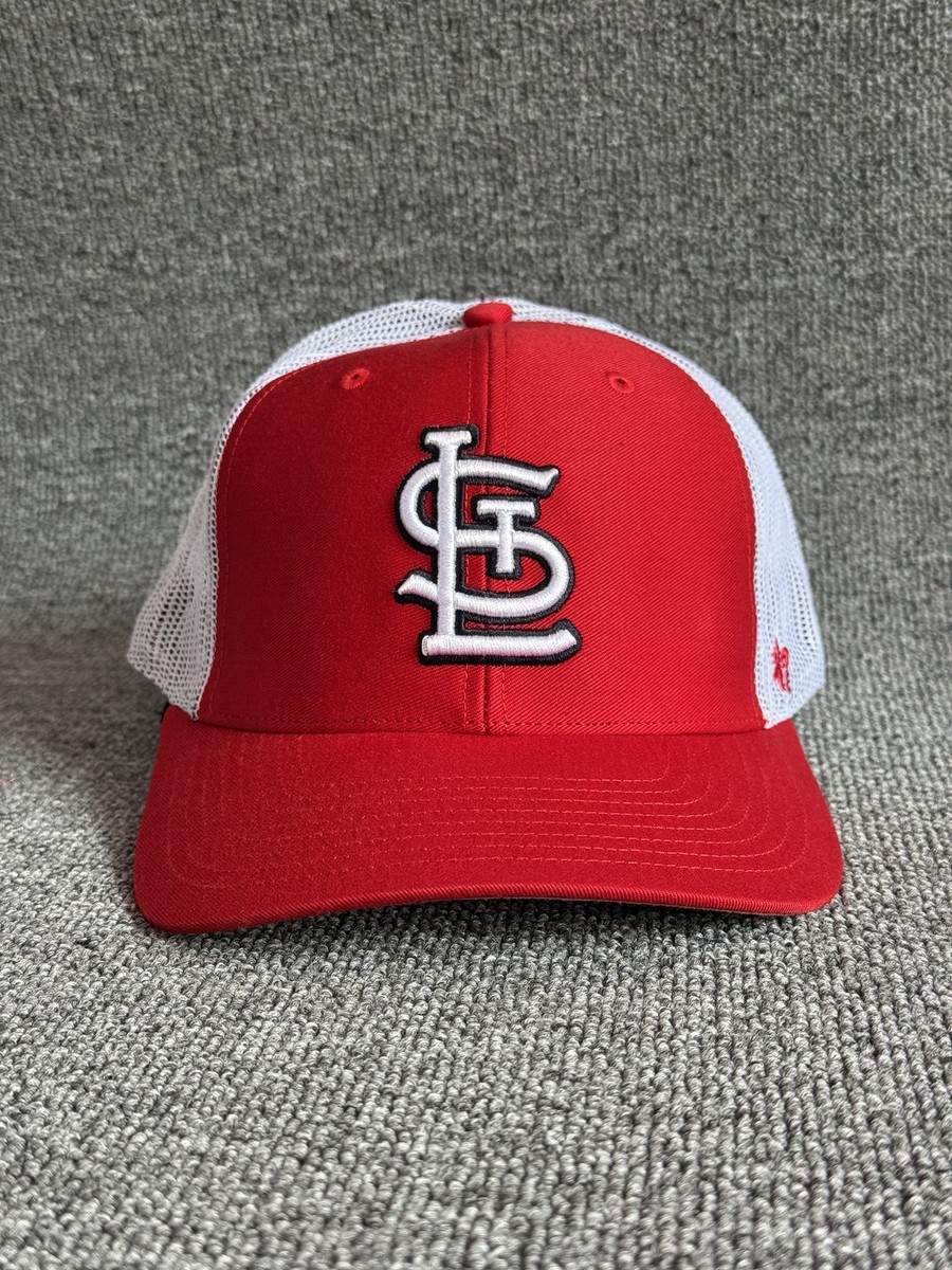'47 Brand St. Louis Cardinals MLB Trucker Snapback Hat Red White STL Logo