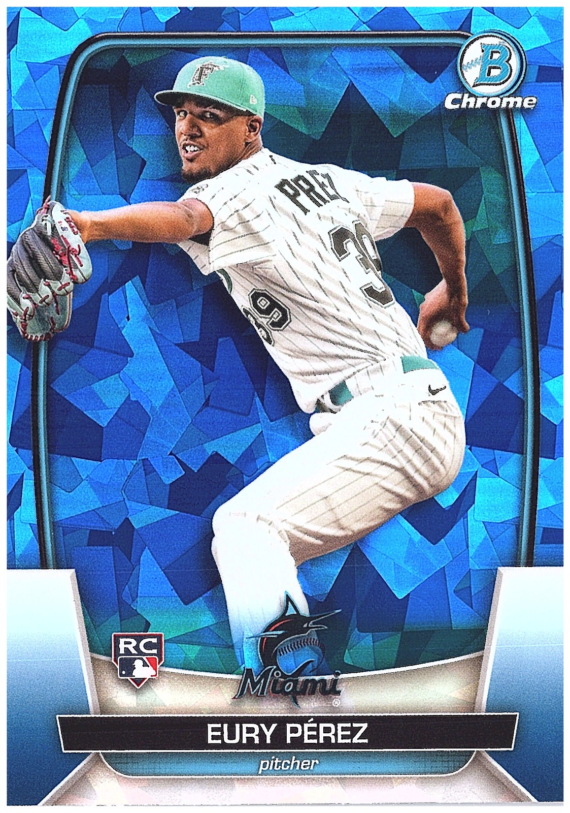 2023 Bowman Chrome Sapphire Edition #90 Eury Pérez