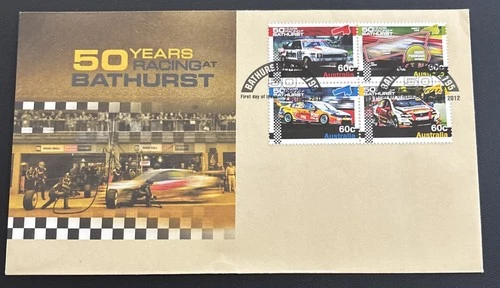 Australia FDC 2012 50yrs Racing At Bathurst