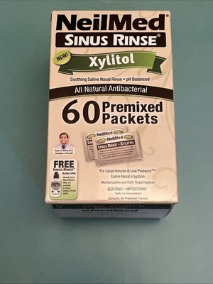 NeilMed Sinus Rinse Premixed Refill Packets with Xylitol, 60ct. 