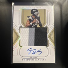2025 Panini National Treasures  Shedeur Sanders RPA 32/39 On Card Autograph MAGA