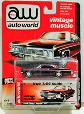 2013 Auto World 1/64 Vintage Muscle 1966 66 chevy impala SS red