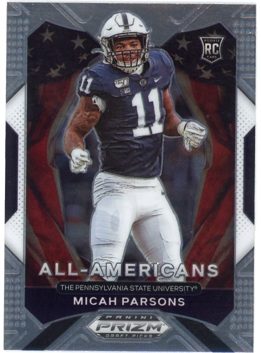 2021 Panini Prizm Draft Picks - All-American Micah Parsons #188 (RC)