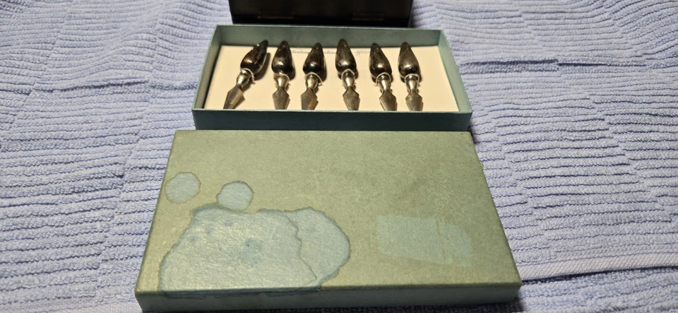 6 Webster Sterling Silver Corn Cob Holders Vintage 74 Grams Total Foto 4 de 4