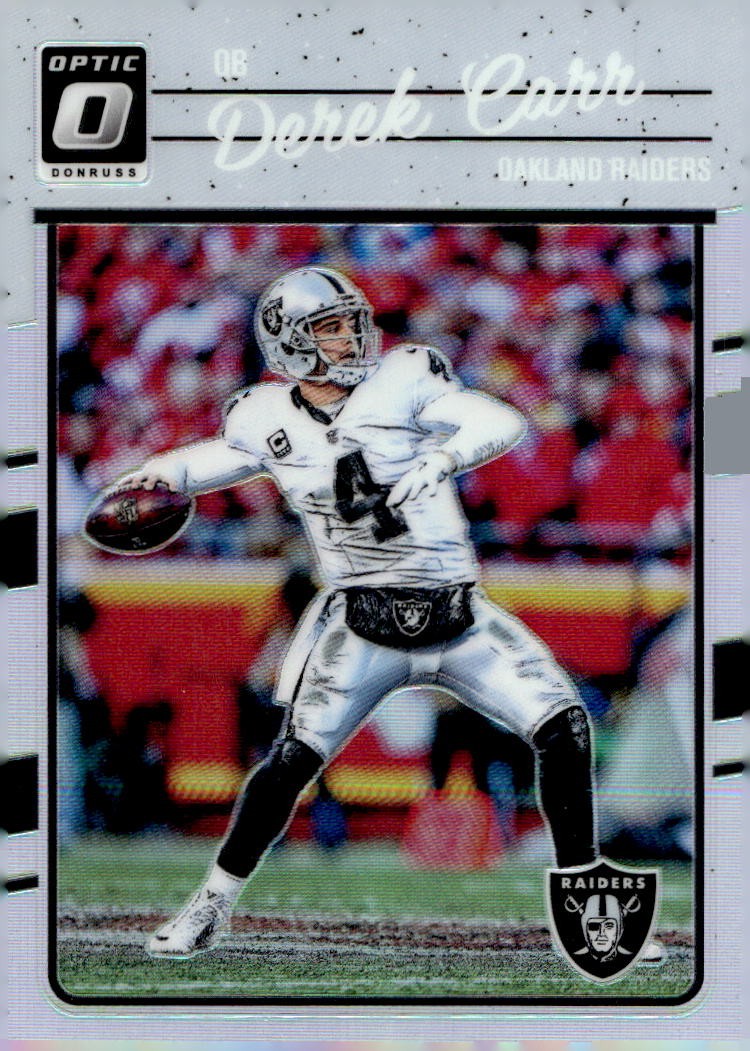 2016 Donruss Optic #74 Derek Carr Holo