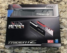 G.SKILL TridentZ Series 16GB 2 x 8GB F4-3200C16D-16GTZSK Silver Black