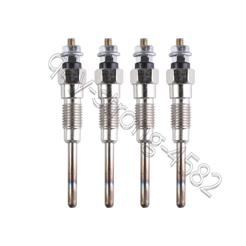 4 Pieces Glow Heater Plug for Kubota 19077-65510 / V2203, V2203ME, V2403, V2003
