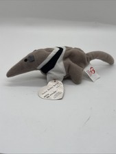 Ty Beanie Baby Ants the Anteater Dog Born 11/7/1997 P.E. Pellets Retired