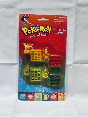 Pokémon Tic Tac Toe Games Pikachu Charmander Squirtle Bulbasaur Tara/ Nintendo