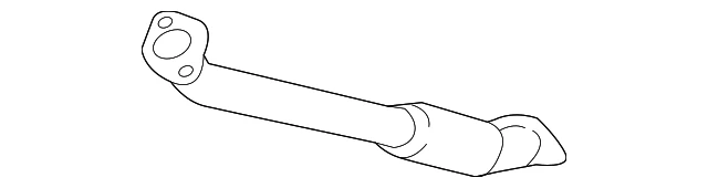 Tubo delantero original Ford AE5Z-5G203-C Foto 2 de 3