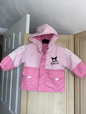 Infant Girls Hooded Padded Waterproof Coat Age 2-3 Yrs