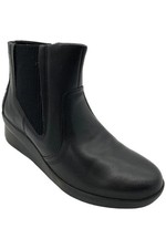 Clarks Women's Suttyn Rae Boots Black Leather