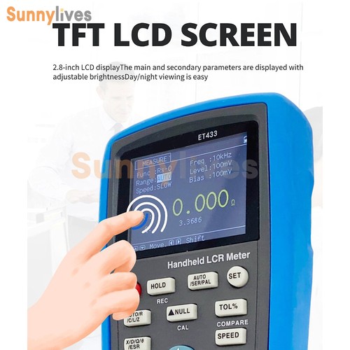 ET432 LCR Bridge Digital LCD Capacitance Inductance Resistance Meter Tester - Picture 14 of 28