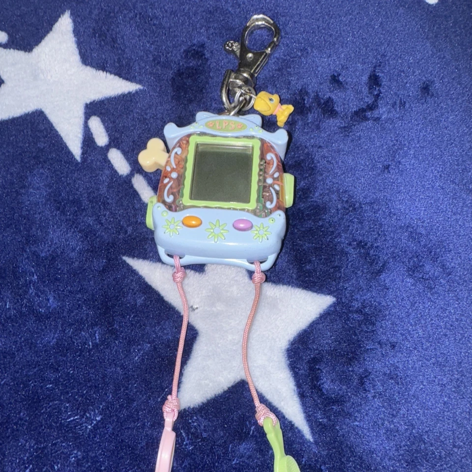 Littlest Pet Shop 2005 Raro Perro Cachorro Llavero Electrónico Mascota Virtual Tamagotchi Foto 2 de 4
