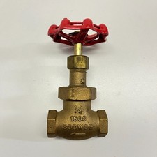 Kitz 1/2" BRONZE 150S STEM GLOBE VALVE 300WOG