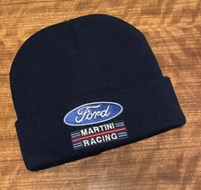 FORD MARTINI WRC Rally Team Beanie New Focus Fiesta Escort RS Cosworth Puma