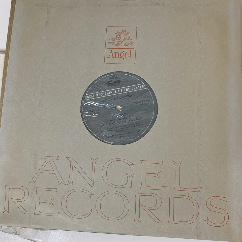 Wanda Landowska J.S. Bach Italian Concerto Angel, COLH 71 Original Packaging - Image 3 of 4