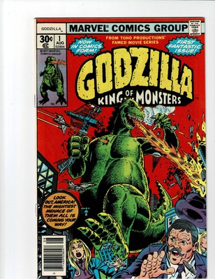 Godzilla #1 Near Mint (9.4-9.6)  1977 Marvel Comic:  ~ UNCIRCULATED ~