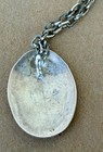 HOPI SILVER OVERLAY PENDANT AND HANDMADE CHAIN — photo 10
