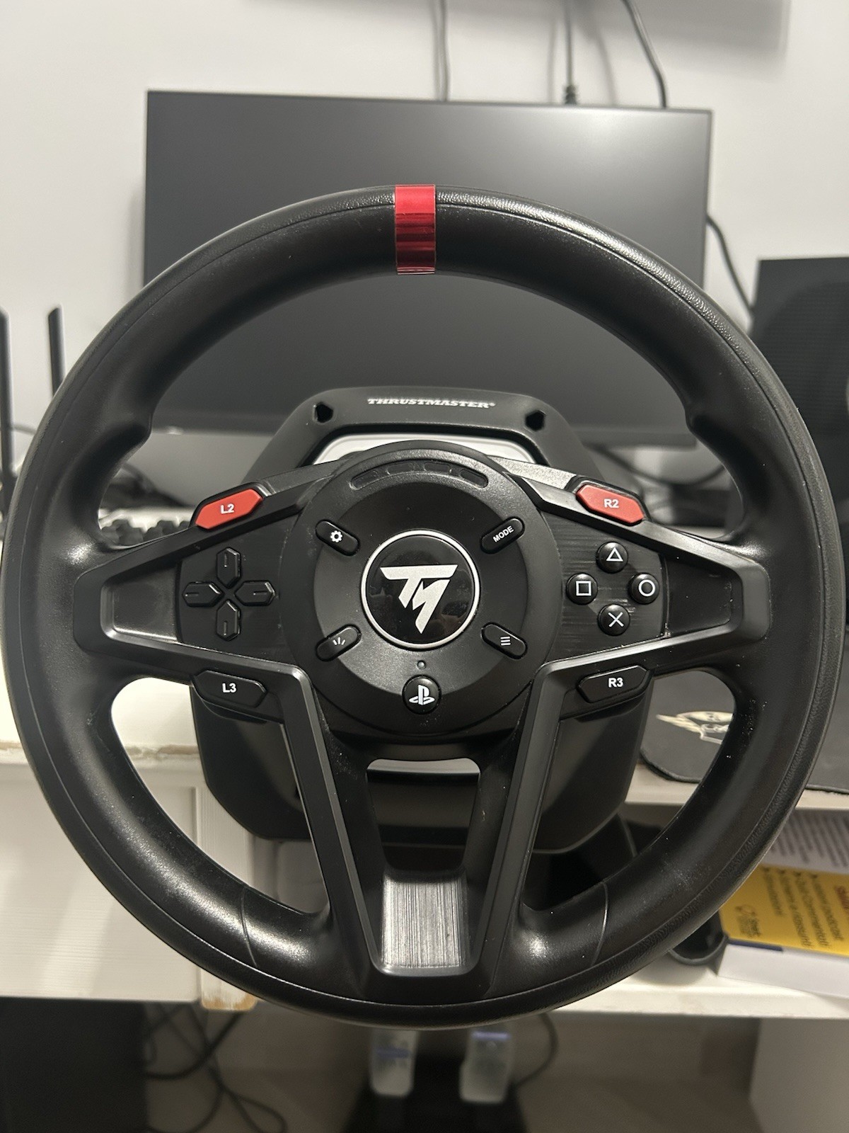 Thrustmaster volante da corsa con pedaliera T2PA per Sony PlayStation Pc