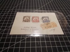 Einschreiben deutsche kolonien Victoria (Kamerun) nach Radebeul 1904